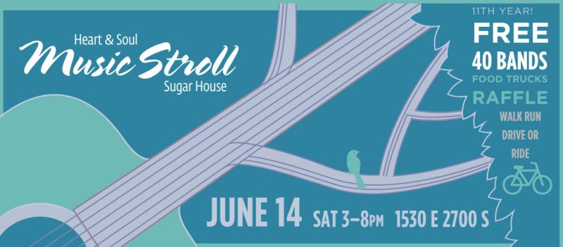 Utah's Own - Music Stroll - June 14, 2025 from 3pm-8pm Starts Soon